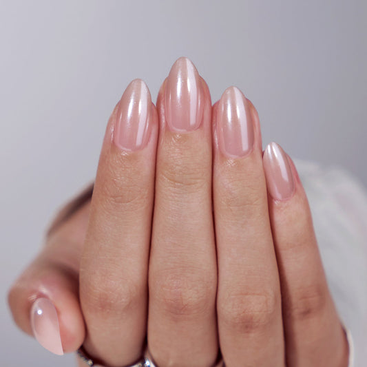 Venus - Nailfitt press-on pink almond nails